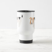 Denkender Draht-Foxterrier Reisebecher (Mittel)