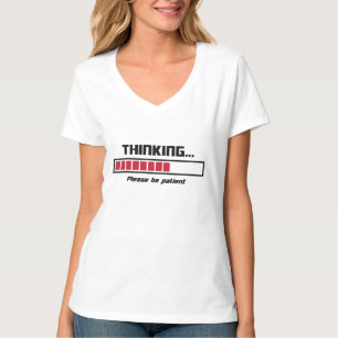 Denkendes Laden-Bar gefallen ist geduldig T-Shirt