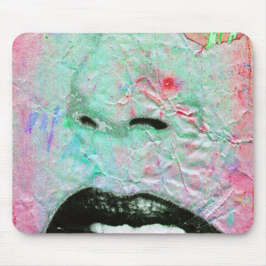 "Denkendes Rosa " Mousepad (Vorne)