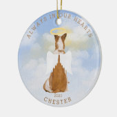 Denkengel Hunde Flügel Foto Keramik Keramik Ornament (Links)