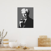 Denker - Bertrand Russell Poster (Küche)