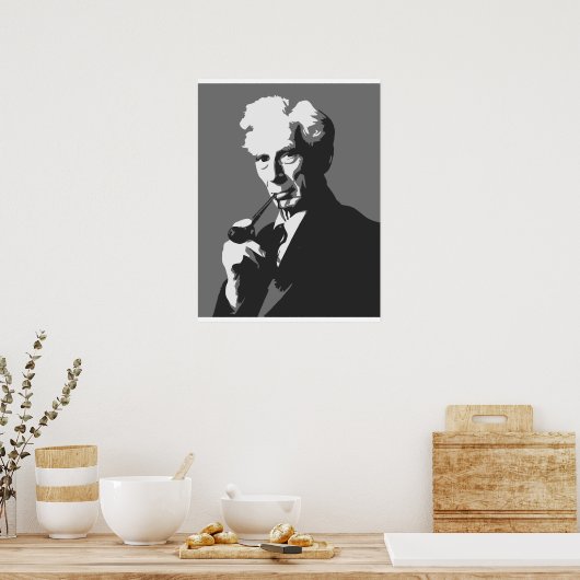 Denker - Bertrand Russell Poster (Küche)