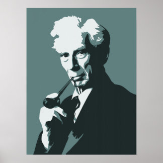 Denker - Bertrand Russell Poster