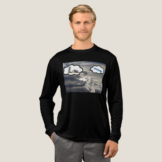 Denker Tri-Blend Shirt (Volle Vorderseite)