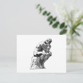 Denkerin Postkarte (Stehend Vorderseite)
