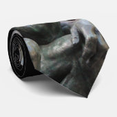 Denkerstatue - Positiv denken Krawatte (Gerollt)