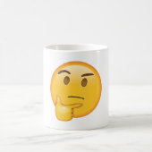 Denkgesicht - Emoji Kaffeetasse (Mittel)
