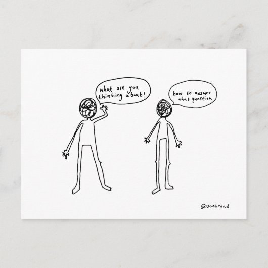 Denkkarte Postkarte (Vorderseite)