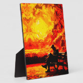 Denklos - Reflektion der Sonnenuntergänge Fotoplatte (Seite)