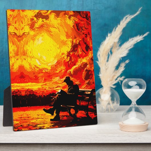 Denklos - Reflektion der Sonnenuntergänge Fotoplatte (Seite)