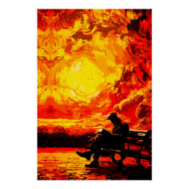 Denklos - Reflektion der Sonnenuntergänge Poster