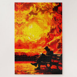 Denklos - Reflektion der Sonnenuntergänge Puzzle