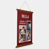 Denkmal 4 Foto für Tiere für immer weinweiß Wandteppich Mit Holzrahmen (Gewinkelt)