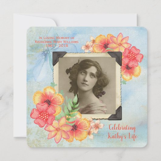 Denkmal addieren Ihre Einladung (Vorderseite)