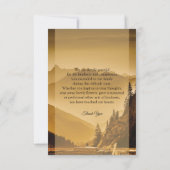 Denkmal danken Ihnen Foto-Karte Dankeskarte (Rückseite)