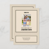 Denkmal danken Ihnen zu kardieren Dankeskarte (Vorne/Hinten)