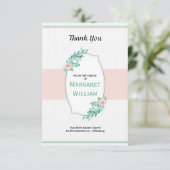 Denkmal danken Ihnen zu kardieren Einladung (Stehend Vorderseite)