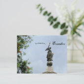 Denkmal der Unabhängigkeit Quito Ecuador Postkarte (Stehend Vorderseite)