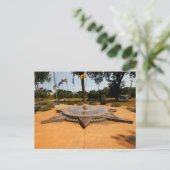 Denkmal des geografischen Zentrums, Belle Fourche, Postkarte (Stehend Vorderseite)