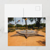 Denkmal des geografischen Zentrums, Belle Fourche, Postkarte (Vorne/Hinten)