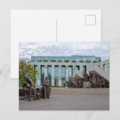 Denkmal des Warschauer Aufstands Postkarte (Vorne/Hinten)
