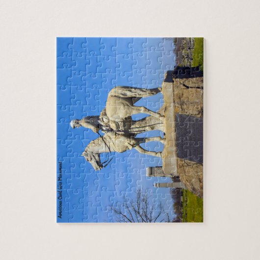 Denkmal des Zivilen Krieges in Amerika Puzzle (Vertikal)