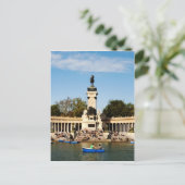 Denkmal für Alfonso XII Postkarte (Stehend Vorderseite)
