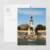 Denkmal für Alfonso XII Postkarte (Vorne/Hinten)