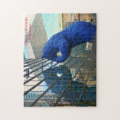 Denkmal für Blaubären Denver Jigsaw Puzzle (Vertikal)