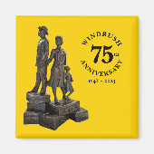 Denkmal für das 75-jährige Jubiläum von Windrush Magnet (Vorne)