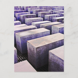 Denkmal für den Holocaust, Berlin, Mauve (j7pst) Postkarte