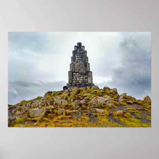 Denkmal für den isländischen Dichter Stephan G. St Poster (Vorne)