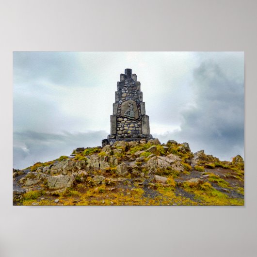 Denkmal für den isländischen Dichter Stephan G. St Poster (Vorne)