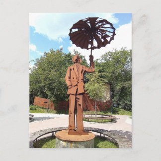 Denkmal für den unbekannten Dichter. Moskau. Postk Postkarte