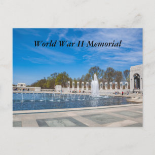 Denkmal für den Zweiten Weltkrieg Postkarte