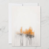 Denkmal für die Beerdigung des Modern Fall Forest  Einladung (Rückseite)