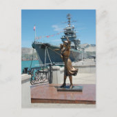 Denkmal für die Ehefrauen der Seeleute Postkarte (Vorderseite)