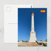 Denkmal für die Entdecker, Palos de la Frontera Postkarte (Vorne/Hinten)