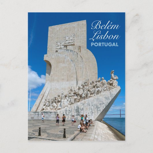 Denkmal für die Entdeckungen, Belem Lissabon Portu Postkarte (Vorderseite)