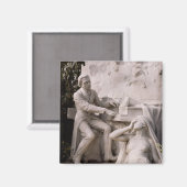 Denkmal für Frederic Chopin Magnet (Vorderseite/Rückseite)