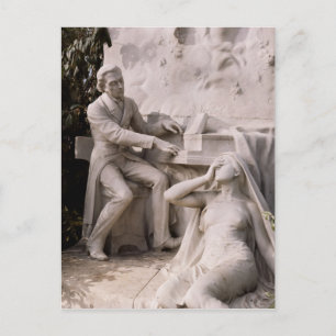 Denkmal für Frederic Chopin Postkarte