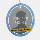 Denkmal für immer mit Himmelgrenzgewohnheits-Foto Keramik Ornament (Links)
