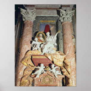 Denkmal für Maria Clementina Sobieska 1739 Poster