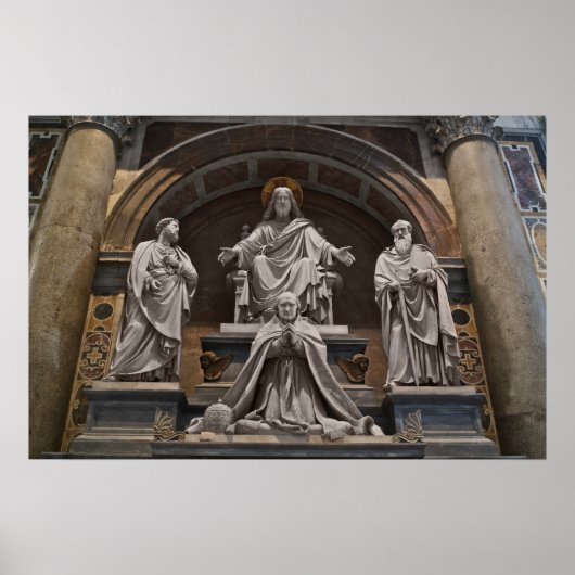 Denkmal für Pius VIII Poster (Vorne)