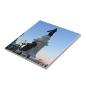 Denkmal für Samuel De Champlain, Quebec, Kanada Fliese (Seite)