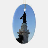 Denkmal für Samuel De Champlain, Quebec, Kanada Keramik Ornament (Rechts)
