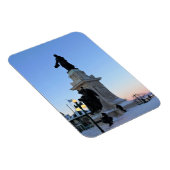 Denkmal für Samuel De Champlain, Quebec, Kanada Magnet (Rechte Seite)