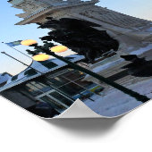 Denkmal für Samuel De Champlain, Quebec, Kanada Poster (Ecke)