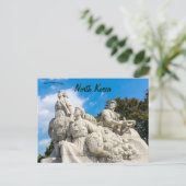 Denkmal im Juche Tower Pjöngjang North Korea Post Postkarte (Stehend Vorderseite)