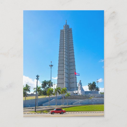 Denkmal in Havanna, Kuba Postkarte (Vorderseite)